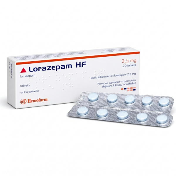 Ativan 2. 5mg (Hemofarm)